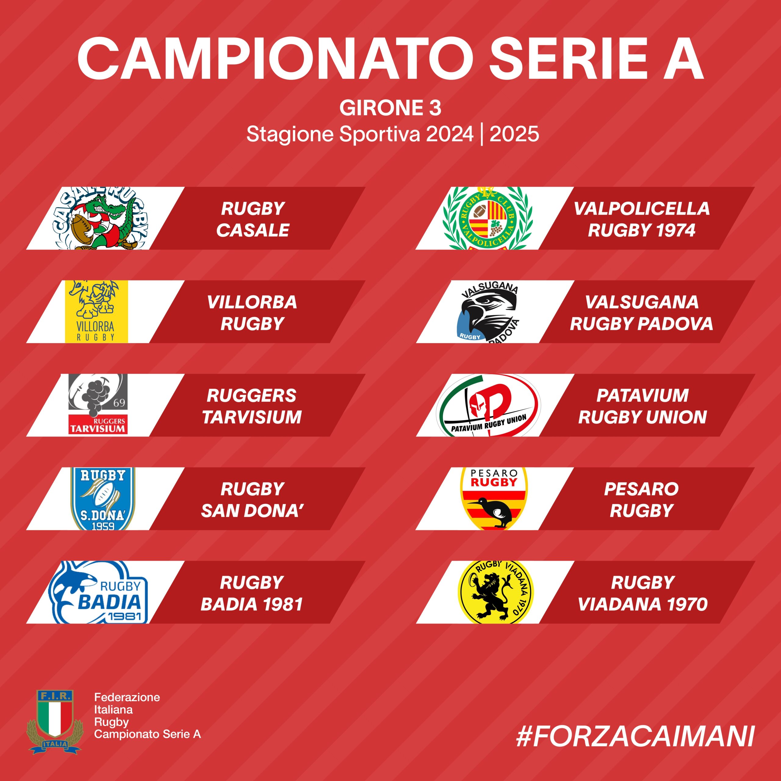 Presentati i gironi di Serie A