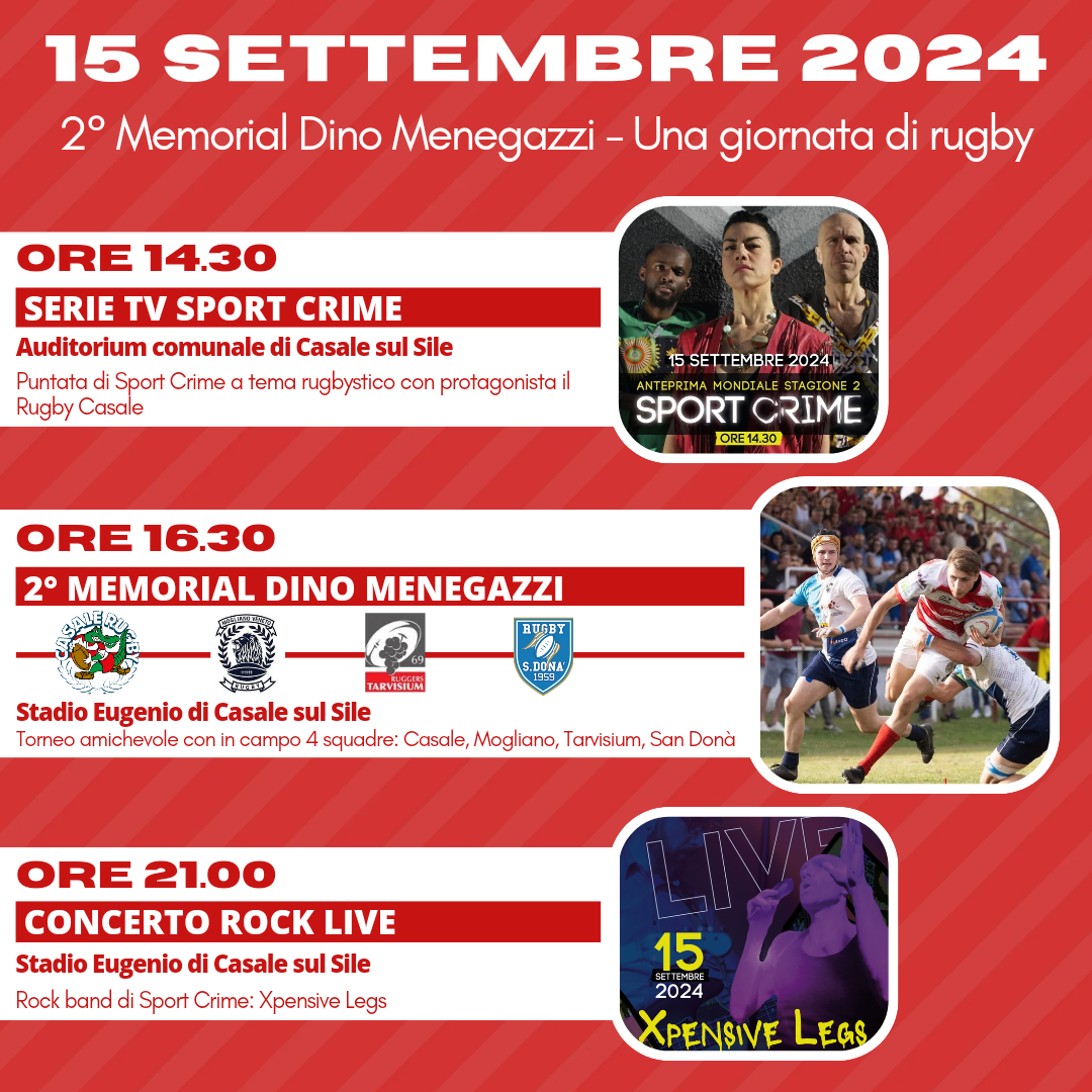 2° MEMORIAL DINO MENEGAZZI – 15 SETTEMBRE